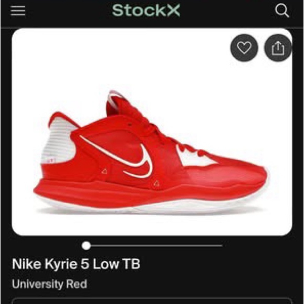 Nike Kyrie 5 Low TB Kids Sneakers - University Red